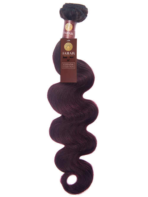 Sahar Essential Virgin Remy Human Hair Extensions 100g (8A) - Body Wave #OT99J 22 inch