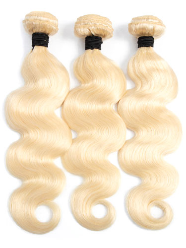 Sahar Essential Virgin Remy Human Hair Extensions Bundle (8A) - #613 Body Wave