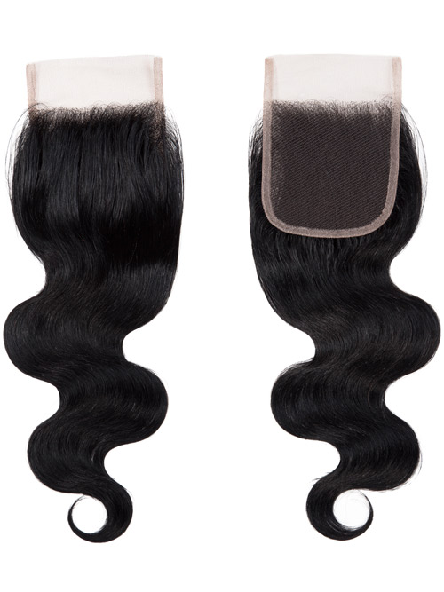 Sahar Essential Virgin Remy Human Hair Extensions Bundle (8A) - #Natural Black Body Wave