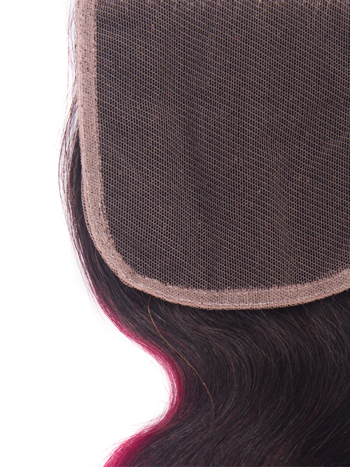 Sahar Essential Virgin Remy Human Hair  Top Lace Closure 4" x 4" (8A) - Body Wave #OT118 18 inch