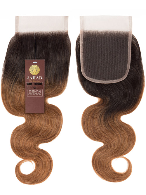 Sahar Essential Virgin Remy Human Hair  Top Lace Closure 4" x 4" (8A) - Body Wave