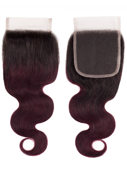 Sahar Essential Virgin Remy Human Hair  Top Lace Closure 4" x 4" (8A) - Body Wave