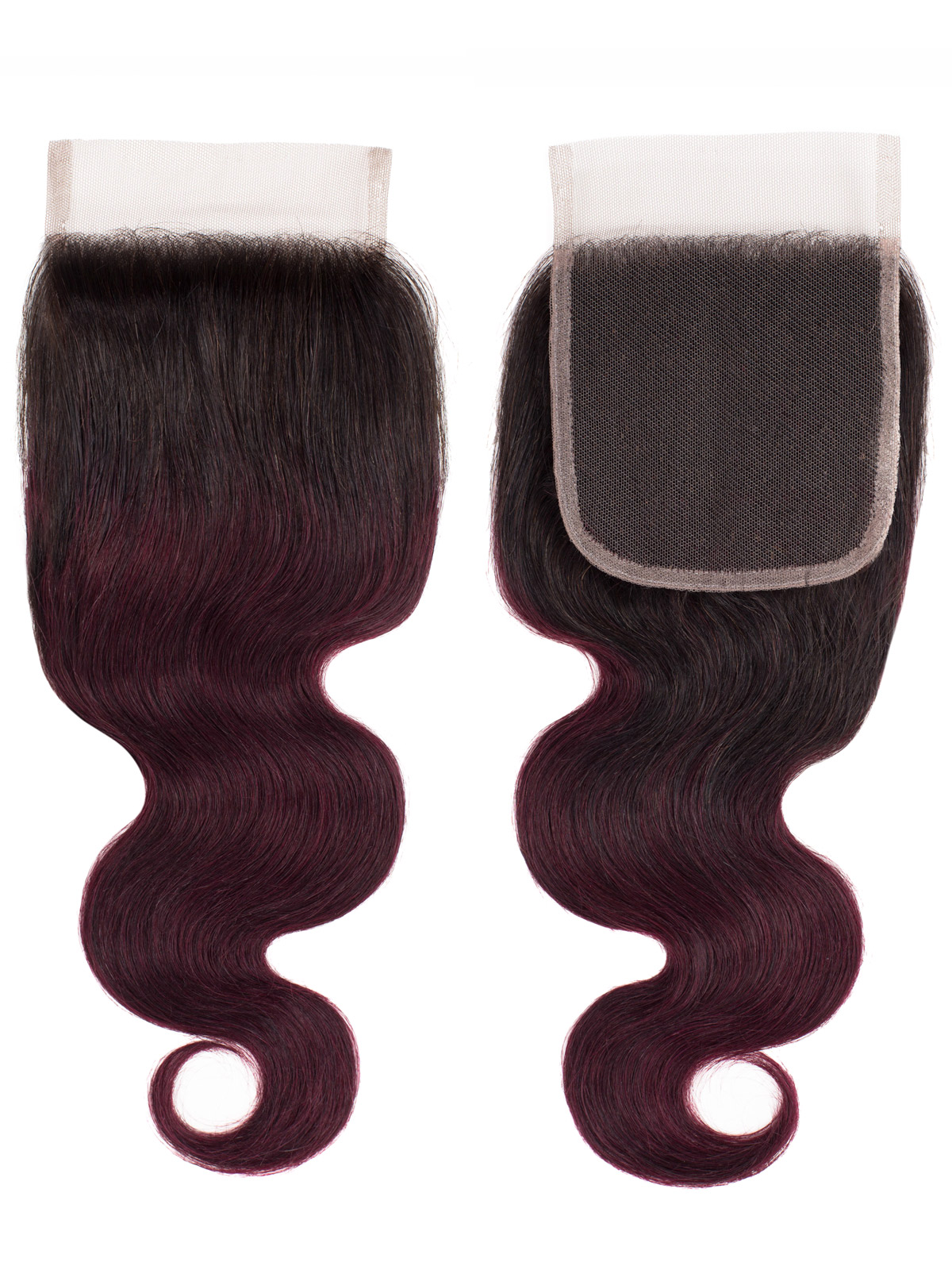 Sahar Essential Virgin Remy Human Hair  Top Lace Closure 4" x 4" (8A) - Body Wave