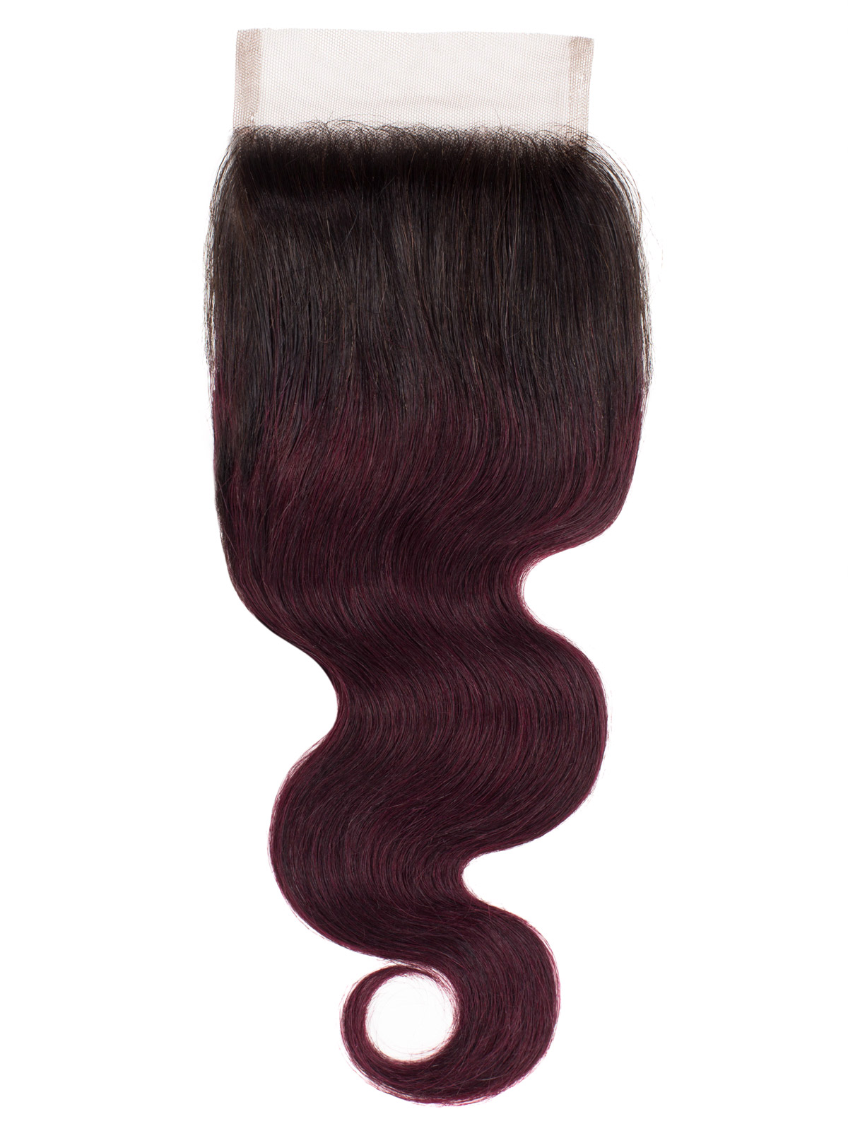 Sahar Essential Virgin Remy Human Hair Top Lace Closure 4" x 4" (8A) - Body Wave #OT99J 12 inch