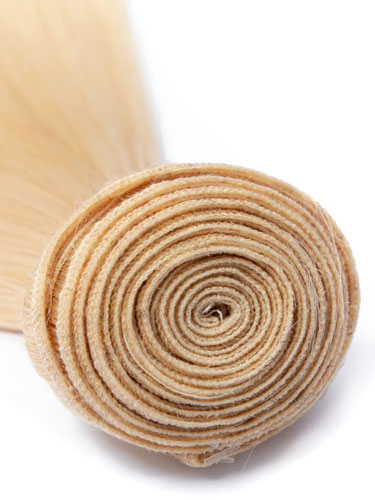 Sahar Essential Virgin Remy Human Hair Extensions 100g (8A) - Straight #613-Lightest Blonde 12 inch