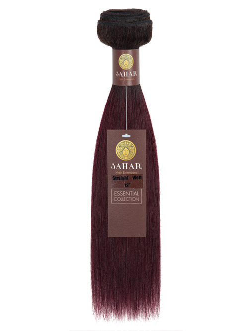 Sahar Essential Virgin Remy Human Hair Extensions 100g (8A) - Straight #OT99J 12 inch