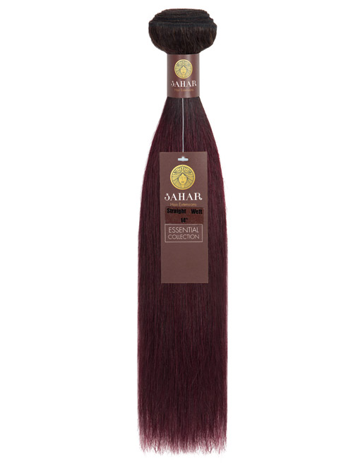 Sahar Essential Virgin Remy Human Hair Extensions 100g (8A) - Straight #OT99J 14 inch