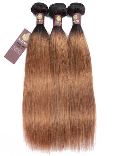 Sahar Essential Virgin Remy Human Hair Extensions Bundle (8A) - #OT30 Straight