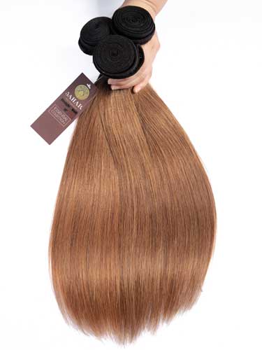 Sahar Essential Virgin Remy Human Hair Extensions Bundle (8A) - #OT30 Straight