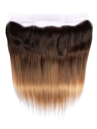 Sahar Essential Virgin Remy Human Hair Front Lace Closure 4" x 13" (8A) - Straight #OT/4/27 14 inch