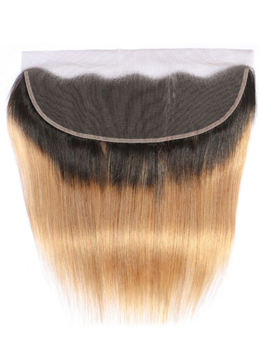 Sahar Essential Virgin Remy Human Hair Front Lace Closure 4" x 13" (8A) - Straight #OT27 18 inch