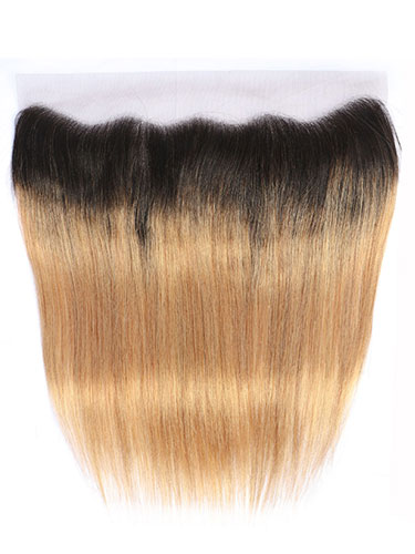 Sahar Essential Virgin Remy Human Hair Front Lace Closure 4" x 13" (8A) - Straight #OT27 14 inch