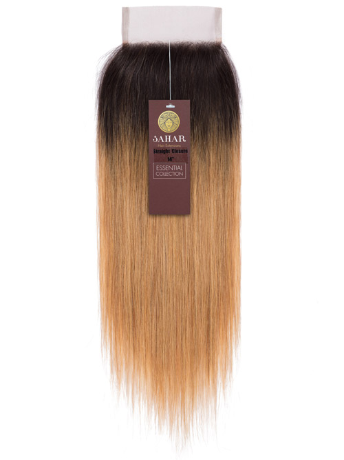 Sahar Essential Virgin Remy Human Hair Top Lace Closure 4" x 4" (8A) - Straight #OT27 18 inch