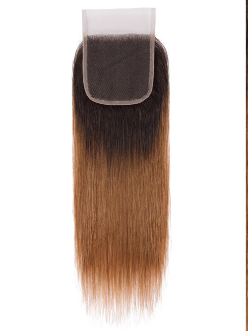 Sahar Essential Virgin Remy Human Hair Top Lace Closure 4" x 4" (8A) - Straight #OT30 12 inch