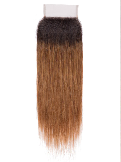 Sahar Essential Virgin Remy Human Hair Top Lace Closure 4" x 4" (8A) - Straight #OT30 12 inch