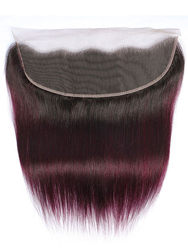 Sahar Essential Virgin Remy Human Hair Front Lace Closure 4" x 13" (8A) - Straight #OT99J 12 inch