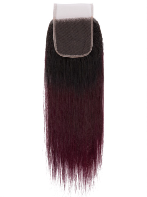 Sahar Essential Virgin Remy Human Hair Top Lace Closure 4" x 4" (8A) - Straight #OT99J 16 inch