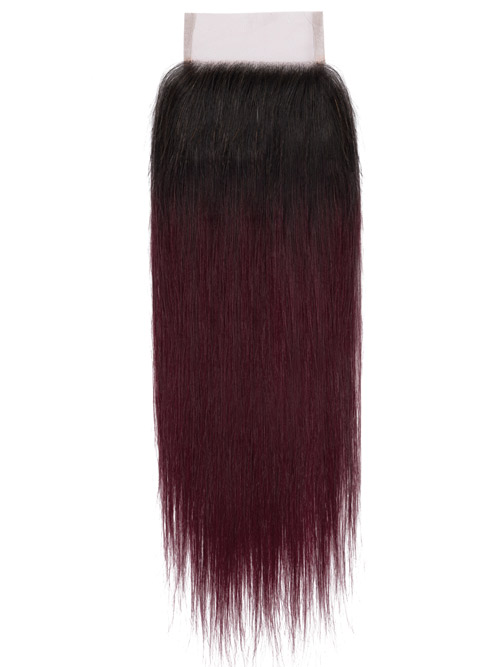 Sahar Essential Virgin Remy Human Hair Top Lace Closure 4" x 4" (8A) - Straight #OT99J 14 inch