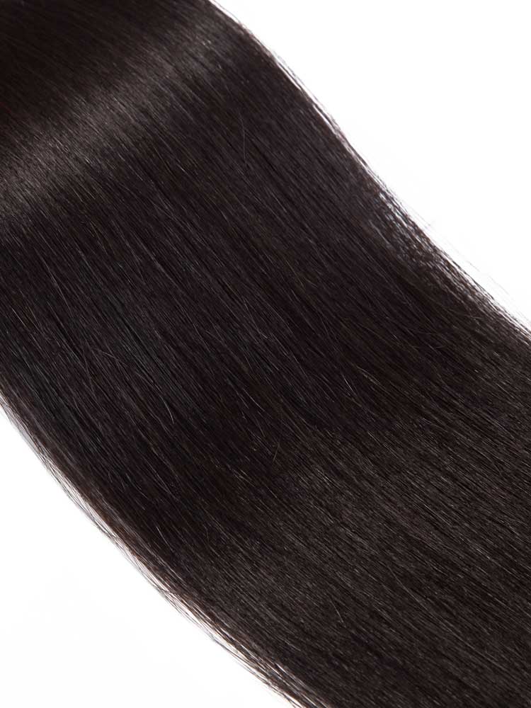 VL Tape In Hair Extensions - 20 pieces x 4cm #1B-Natural Black 18 inch