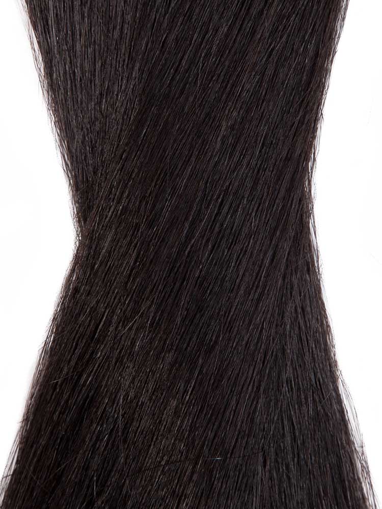 VL Tape In Hair Extensions (20 pieces x 4cm) #1B-Natural Black 18 inch