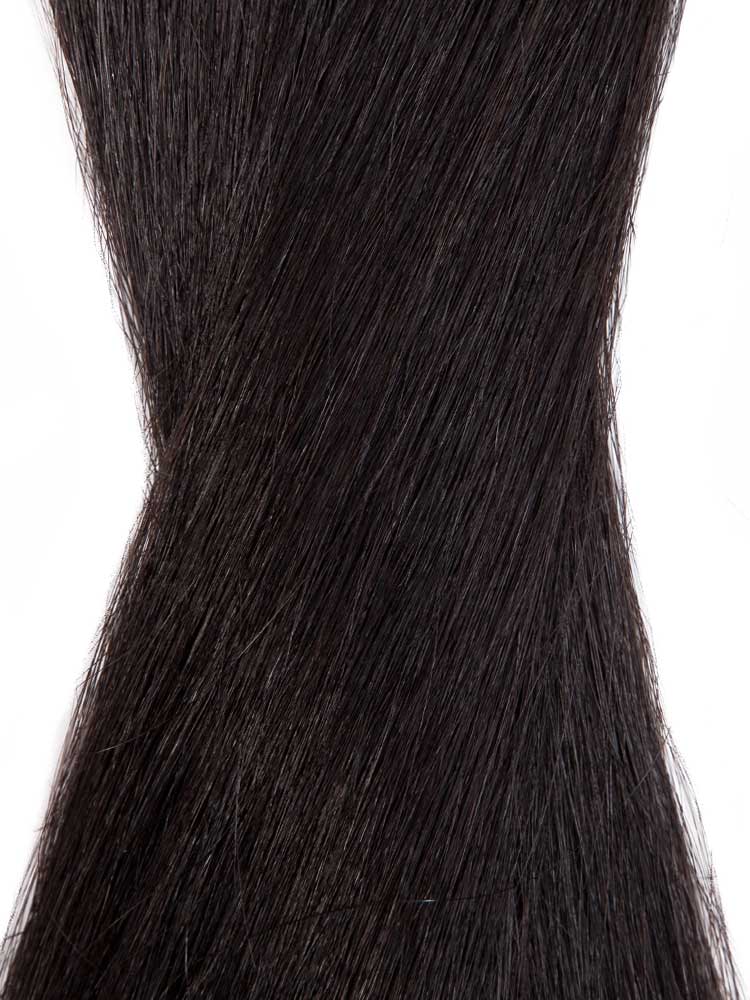 VL Tape In Hair Extensions - 20 pieces x 4cm #1B-Natural Black 18 inch