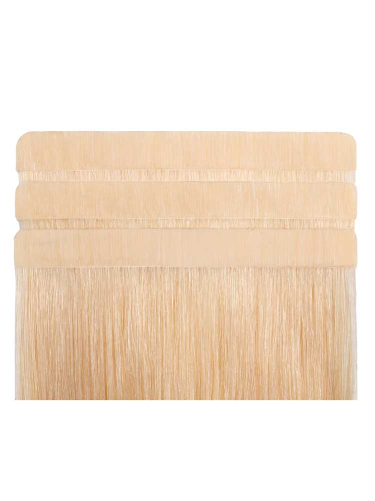 VL Tape In Hair Extensions (25 pieces x 4cm) #613-Lightest Blonde 18 inch