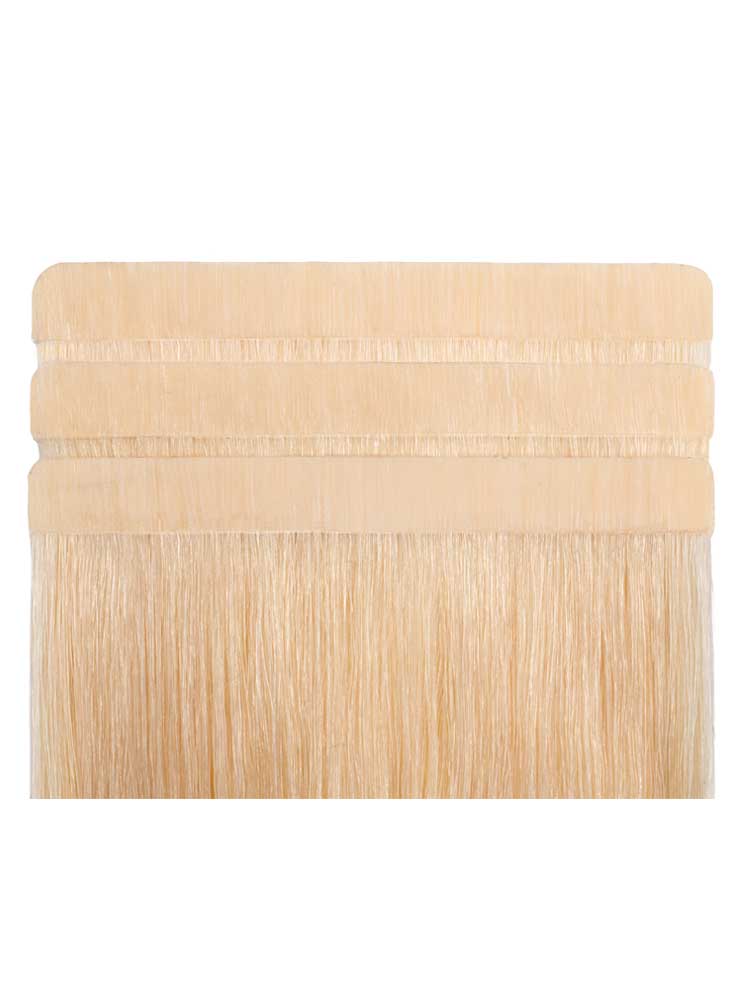 VL Tape In Hair Extensions - 25 pieces x 4cm #613-Lightest Blonde 18 inch