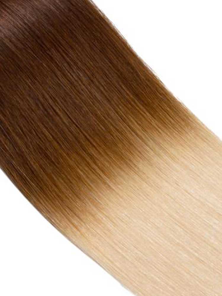 VL Tape In Hair Extensions (20 pieces x 4cm) #T4/613-Dip Dye Chocolate Brown to Lightest Blonde 18 inch