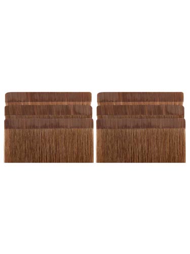VL II Tape In Hair Extensions - 20 pieces x 4cm #6-Medium Brown 18 inch