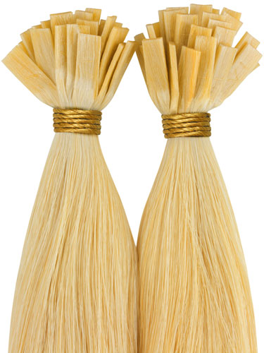 VLII Pre Bonded Flat Tip Remy Hair Extensions #613-Lightest Blonde 18 inch