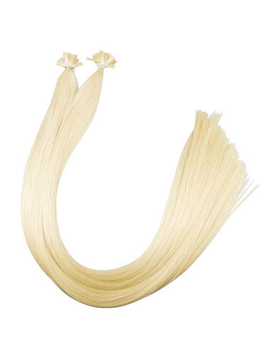 VL Pre Bonded Flat Tip Remy Hair Extensions #24-Light Blonde 18 inch