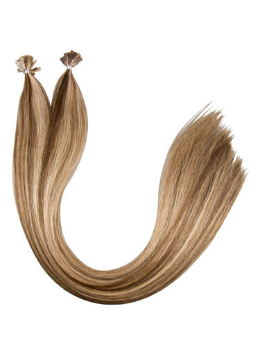 4/14-Chocolate Brown with Caramel Highlights Flat Tip | Hairtrade 4/14-Chocolate Brown with Caramel Highlights Flat Tip | Hairtrade