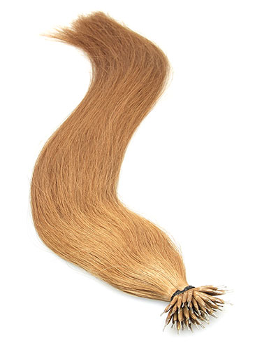 VL Pre Bonded Nano Tip Remy Hair Extensions #8-Light Brown 14 inch