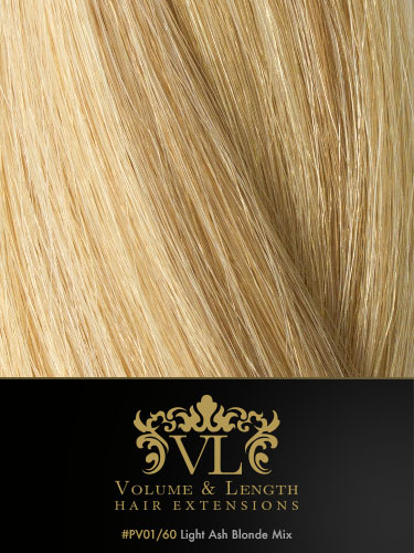 VLII Pre Bonded Flat Tip Remy Hair Extensions #V01/60 18 inch