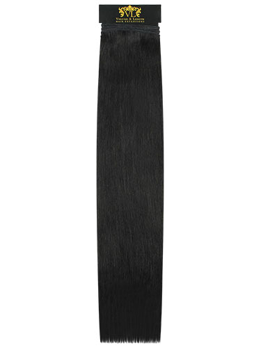 VL Remy Weft Human Hair Extensions #1B-Natural Black 14 inch 100g