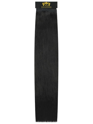 VL Remy Weft Human Hair Extensions #1B-Natural Black 14 inch 150g