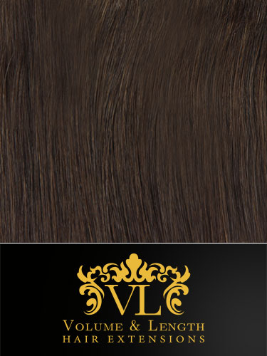 VL Remy Weft Human Hair Extensions #2-Darkest Brown 22 inch 50g