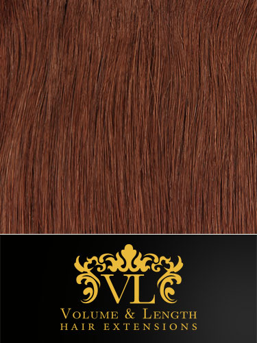 VL Remy Weft Human Hair Extensions #30-Auburn 22 inch 100g