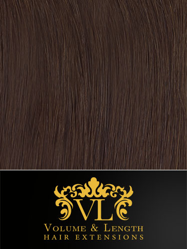 VL Remy Weft Human Hair Extensions #4-Chocolate Brown 18 inch 150g