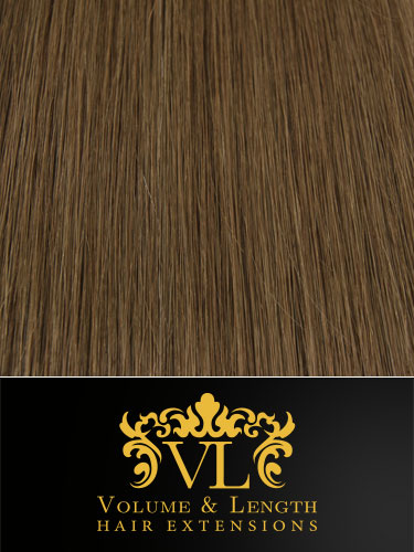 VL Remy Weft Human Hair Extensions #5-Dark Ash Brown 14 inch 50g