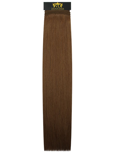 VL Remy Weft Human Hair Extensions #8-Light Brown 22 inch 100g