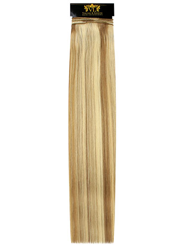 VL Remy Weft Human Hair Extensions #10/22/613-Medium Ash Brown/Medium Blonde/Lightest Blonde Mix 22 inch 50g